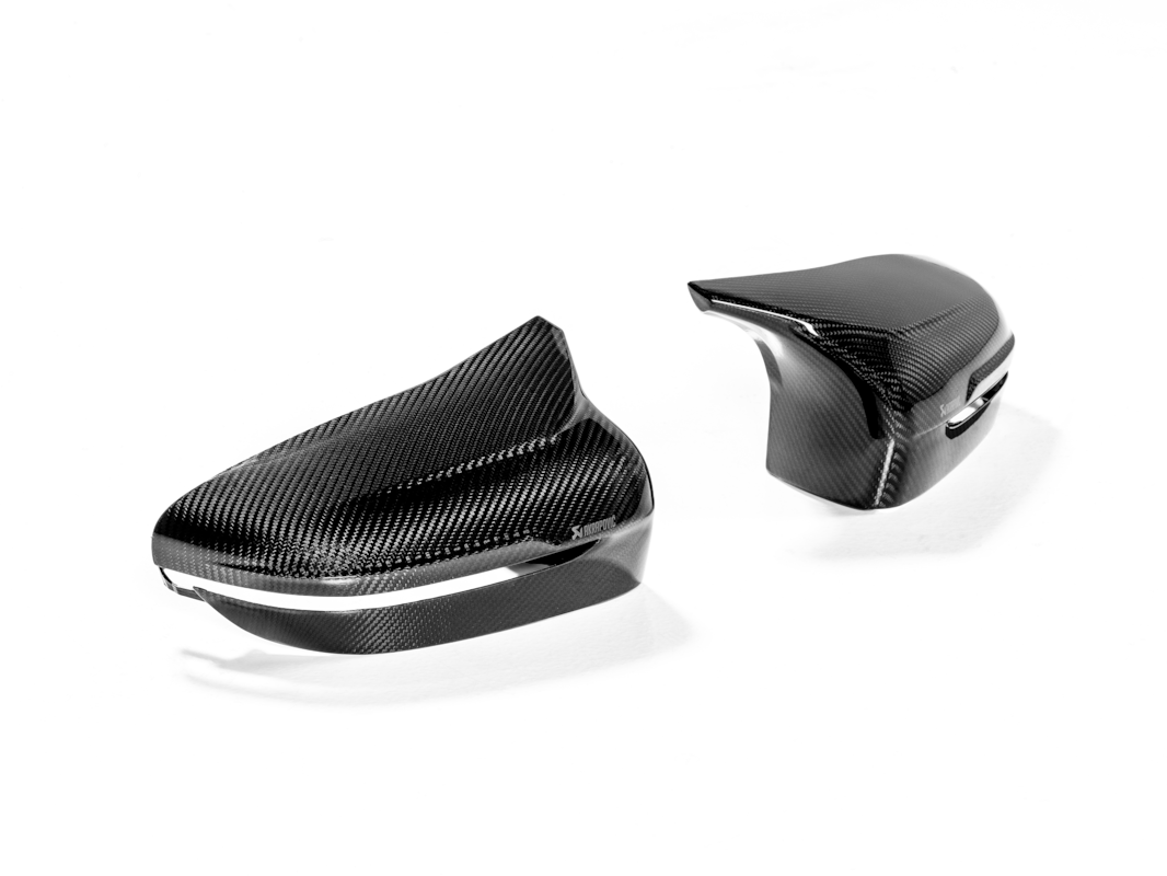 Akrapovic Carbon Fibre Mirror Cap Set - High Gloss BMW M8 / M8 Competition Gran Coupé (F93) - OPF/GPF 2020-2025