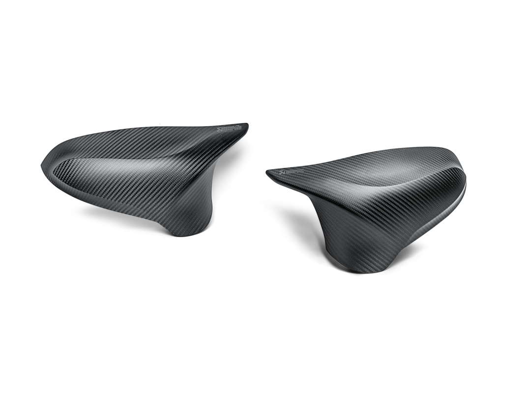 Akrapovic Carbon Fibre Mirror Cap Set - Matte BMW M2 Competition (F87N) - OPF/GPF 2018-2020