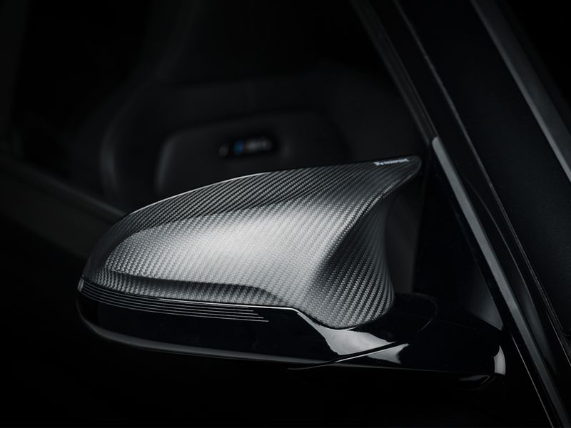 Akrapovic Carbon Fibre Mirror Cap Set - Matte BMW M2 Competition (F87N) - OPF/GPF 2018-2020