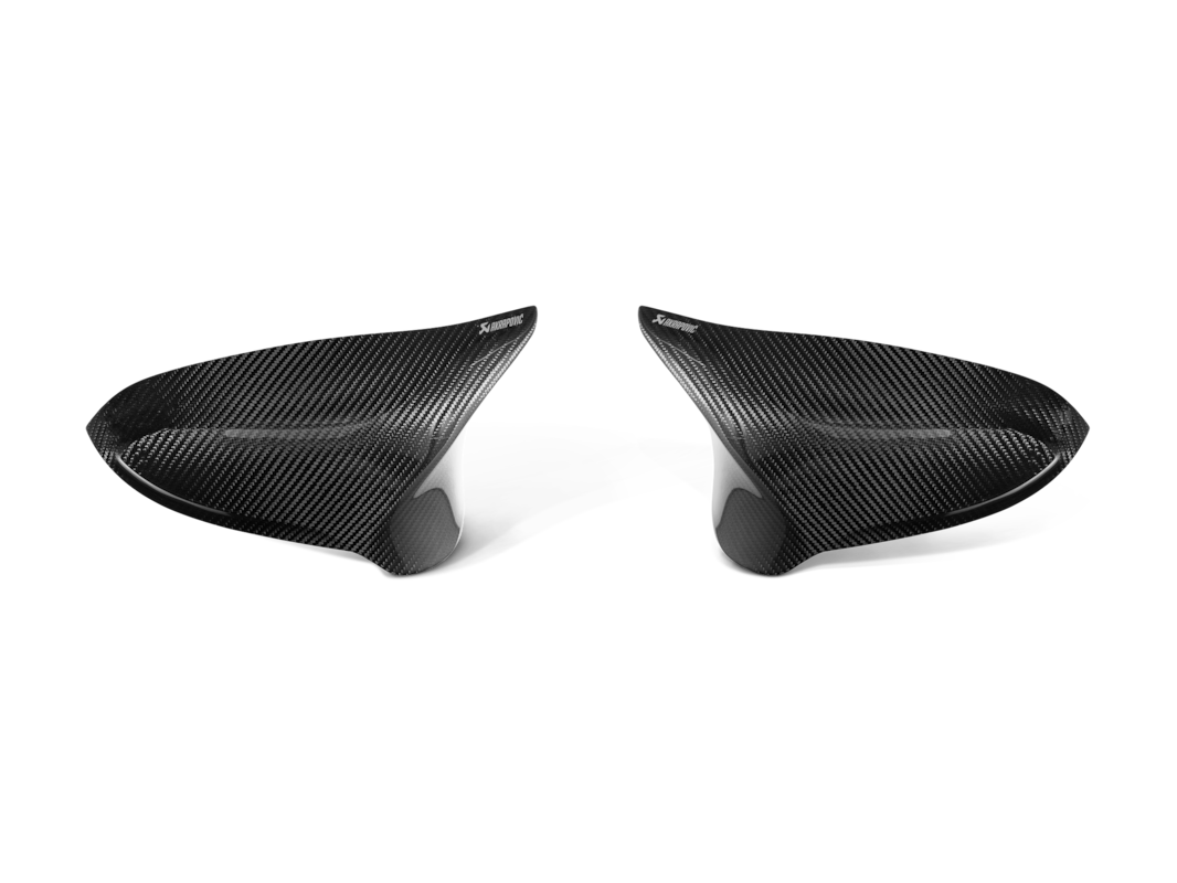 Akrapovic Carbon Fibre Mirror Cap Set - High Gloss BMW M2 Competition (F87N) - OPF/GPF 2018-2020