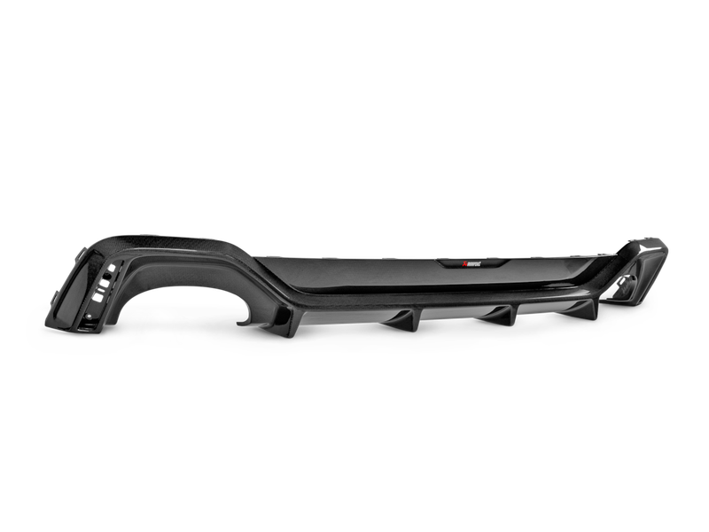 Akrapovic Rear Carbon Fibre Diffuser - High Gloss Audi RS 6 Avant (C8) - OPF/GPF 2020-2025