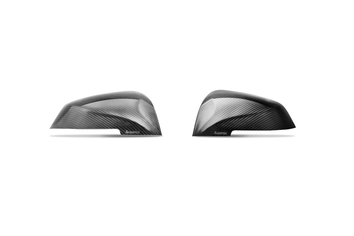 Akrapovic Carbon Fibre Mirror Cap Set - High Gloss BMW 340i (F30, F31) 2016-2019