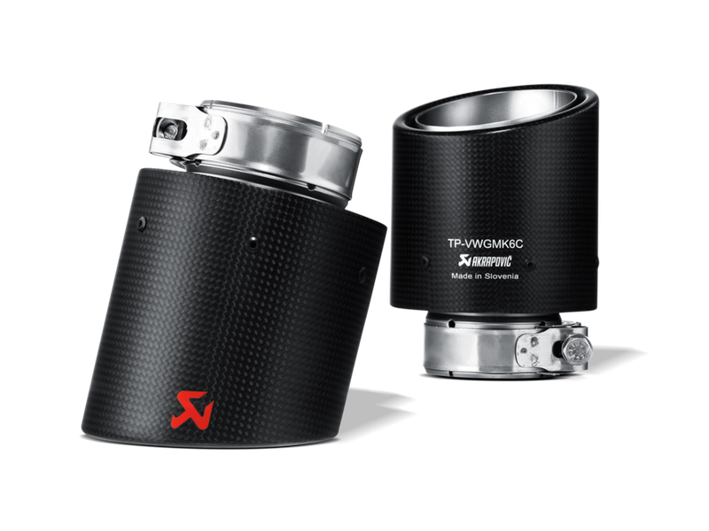 Akrapovic Tail pipe set (Carbon) Volkswagen Golf (VI) GTD 2009-2012