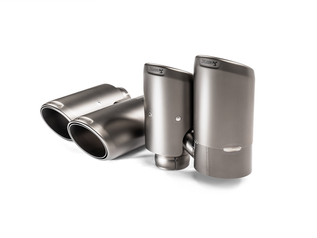Akrapovic Tail pipe set (Titanium) Porsche Cayenne Turbo / Coupé / GTS (536) 2018-2022