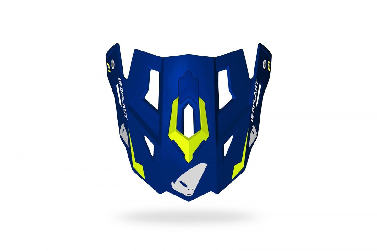 UFO ECHUS Blue / Neon Yellow Matt Ķiveres Nags