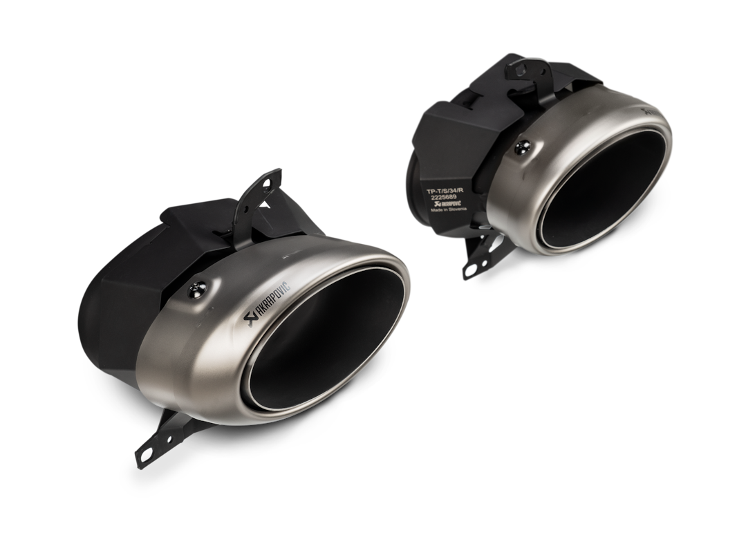 Akrapovic Tail pipe set (Titanium) Porsche 911 Turbo / Turbo S / Cabriolet / Sport Classic (992) 2020-2025