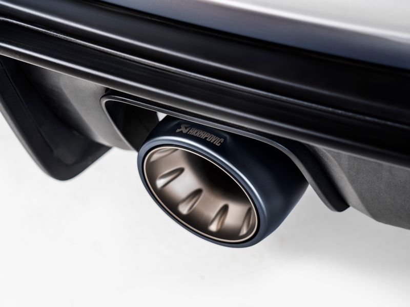 Akrapovic Tail pipe set (Titanium) - Black Porsche 718 Cayman GTS 4.0 / Boxster GTS 4.0 2020-2025