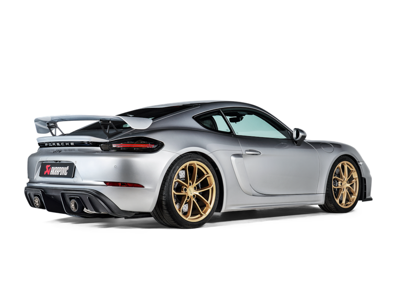 Akrapovic Slip-On Race Line (Titanium) Porsche 718 Cayman GT4 / Spyder - OPF/GPF 2020-2023