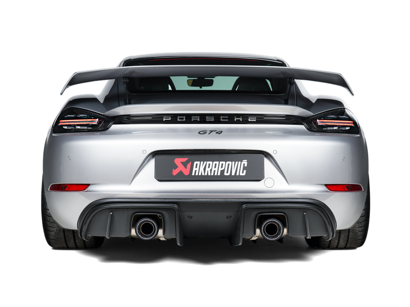 Akrapovic Slip-On Race Line (Titanium) Porsche 718 Cayman GT4 / Spyder 2020-2023