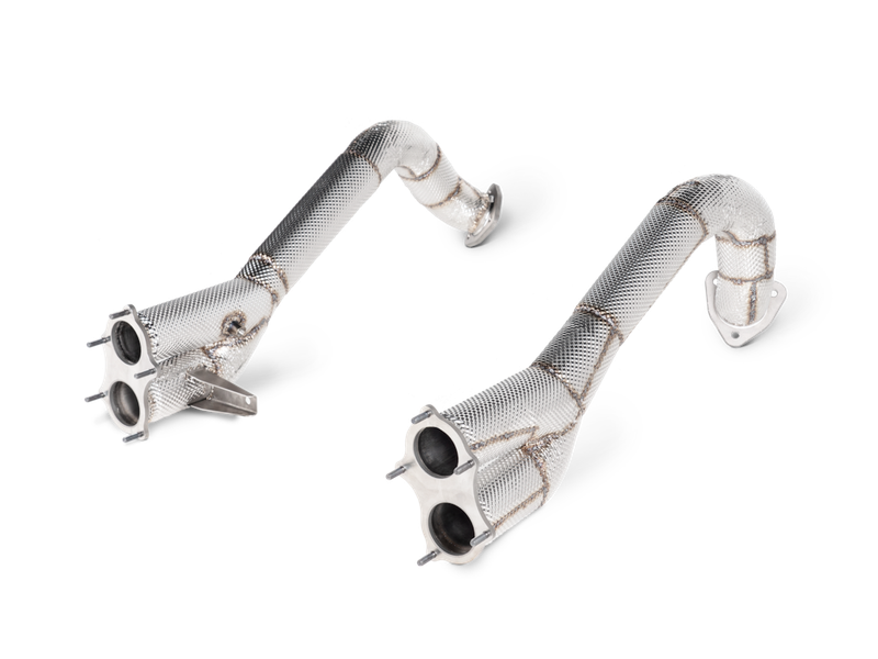 Akrapovic Link pipe set (Titanium) Porsche 718 Cayman GTS 4.0 / Boxster GTS 4.0 2020-2020