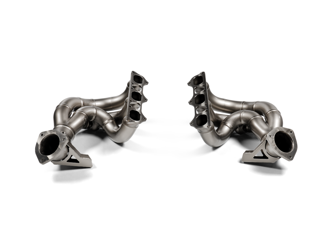Akrapovic Evolution Header Set (Titanium) Porsche 718 Cayman GT4 RS / Spyder RS 2022-2025