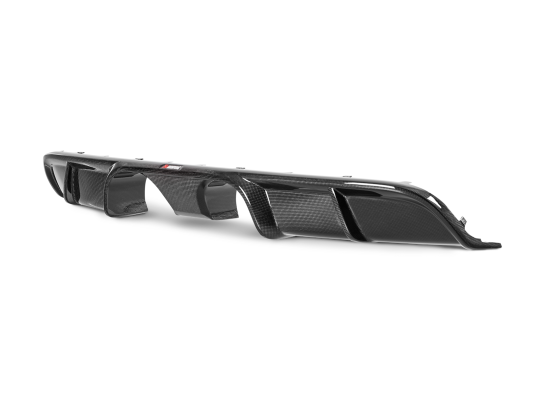 Akrapovic Rear Carbon Fibre Diffuser - High Gloss Porsche 911 Carrera Cabriolet /S/4/4S/GTS (991.2) 2016-2019