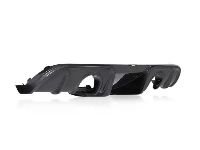 Akrapovic Rear Carbon Fibre Diffuser - High Gloss Porsche 718 Cayman GT4 / Spyder 2020-2023