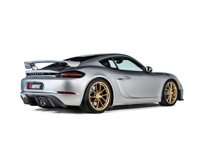 Akrapovic Rear Carbon Fibre Diffuser - Matte Porsche 718 Cayman GT4 / Spyder 2020-2023