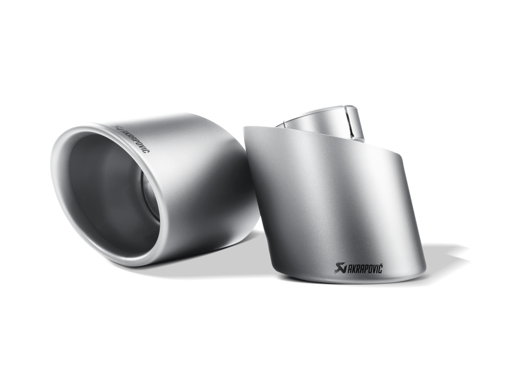 Akrapovic Tail pipe set (Titanium) Abarth 500/500C 2008-2017