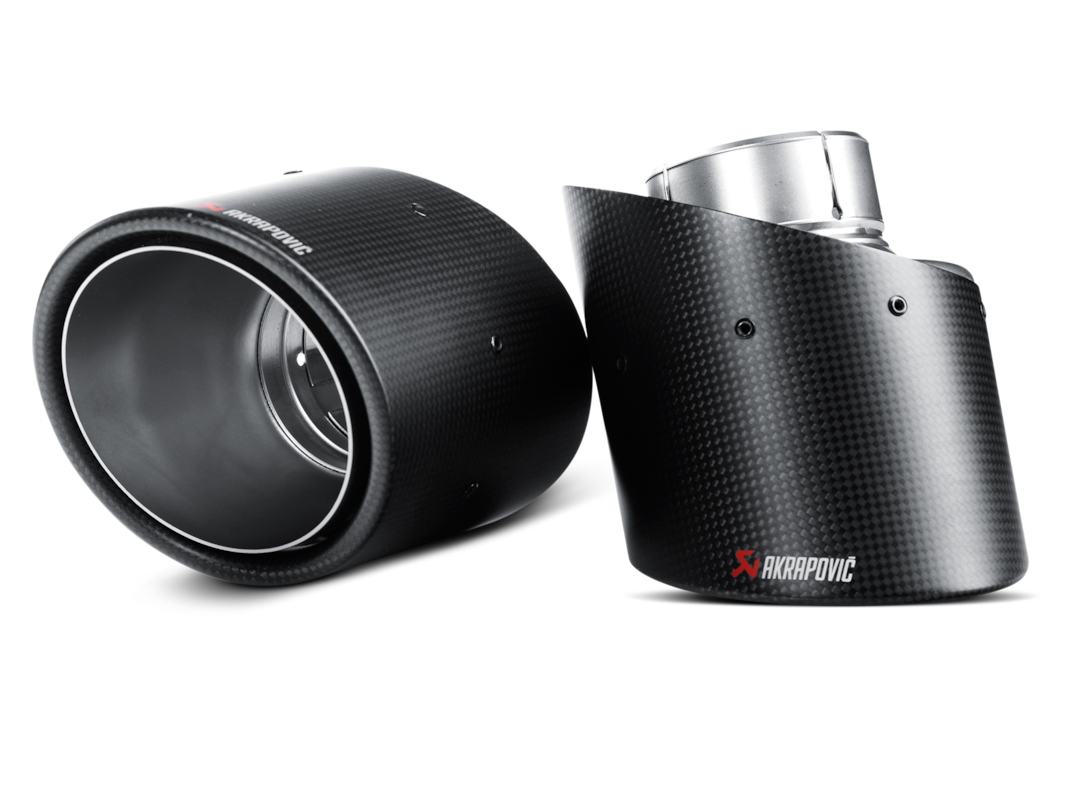 Akrapovic Tail pipe set (Carbon) Abarth 500/500C 2008-2017