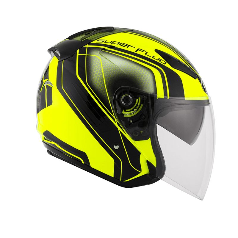 KYT Ķivere HELLCAT SUPERFLUO YELLOW