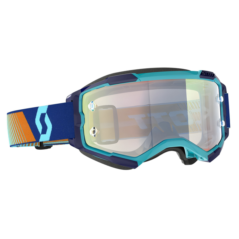 Scott Brilles FURY RACING Royal Blue/Orange / Clear Works