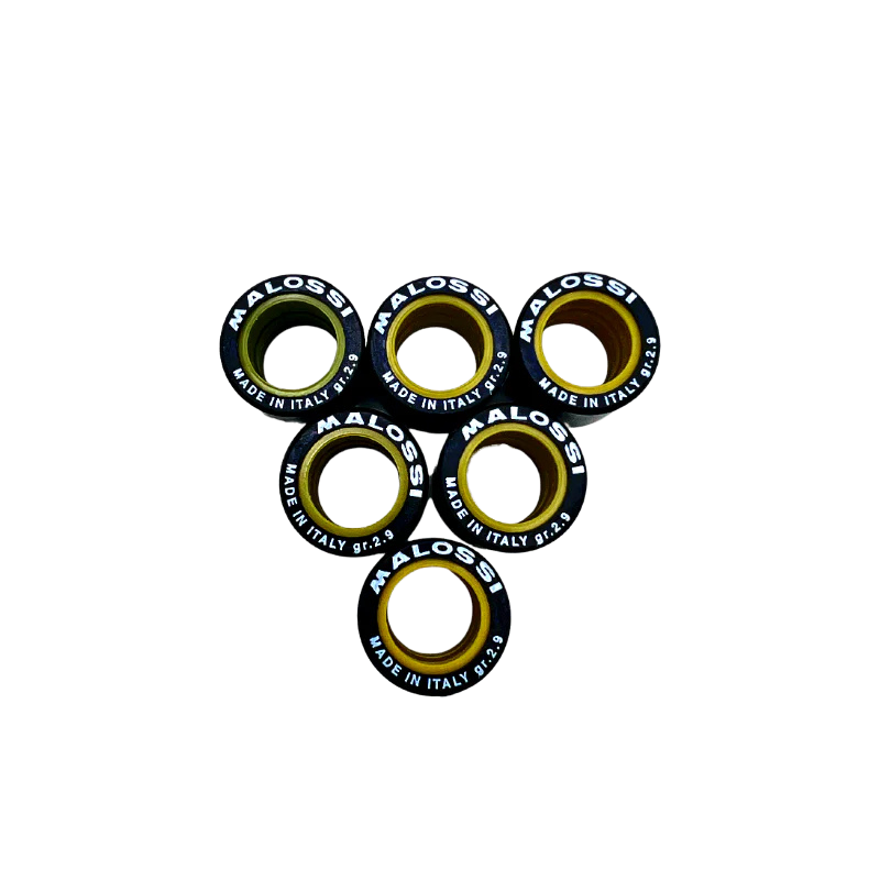 MALOSSI VARIATORA RUĻĻI HTR 19x15.5 / 1x2,9g / 6gab YELLOW