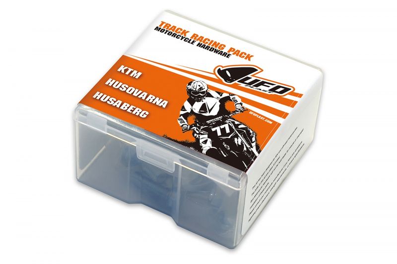 UFO SKRŪVJU KOMPLEKTS PLASTMASĀM TRACK RACING KTM / HUSQVARNA / HUSABERG