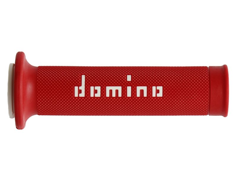 STŪRES ROKTURI DOMINO IELAS MOTOCIKLIEM A010 RED/WHITE