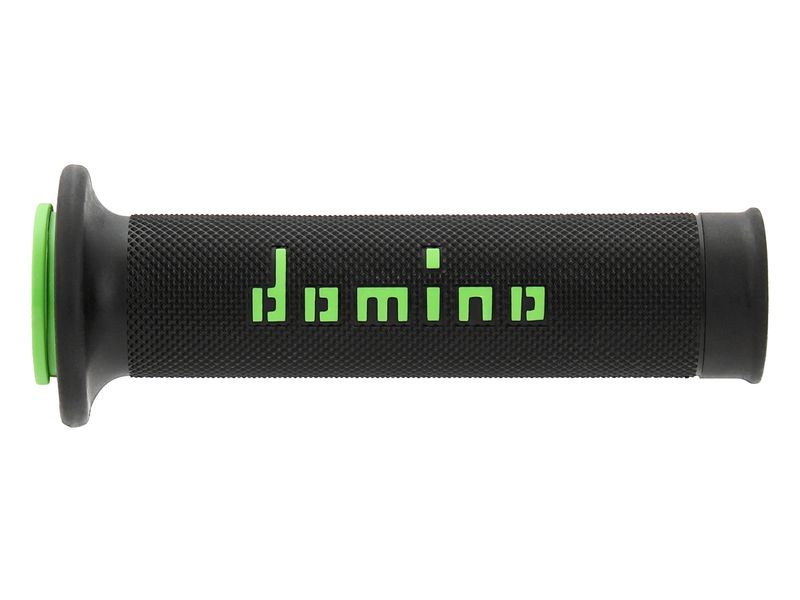 STŪRES ROKTURI DOMINO IELAS MOTOCIKLIEM A010 BLACK/GREEN