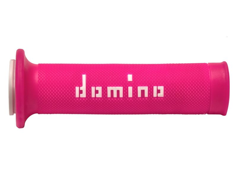 STŪRES ROKTURI DOMINO IELAS MOTOCIKLIEM A010 FUCHSIA/WHITE
