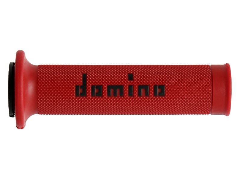 STŪRES ROKTURI DOMINO IELAS MOTOCIKLIEM A010 RED/BLACK