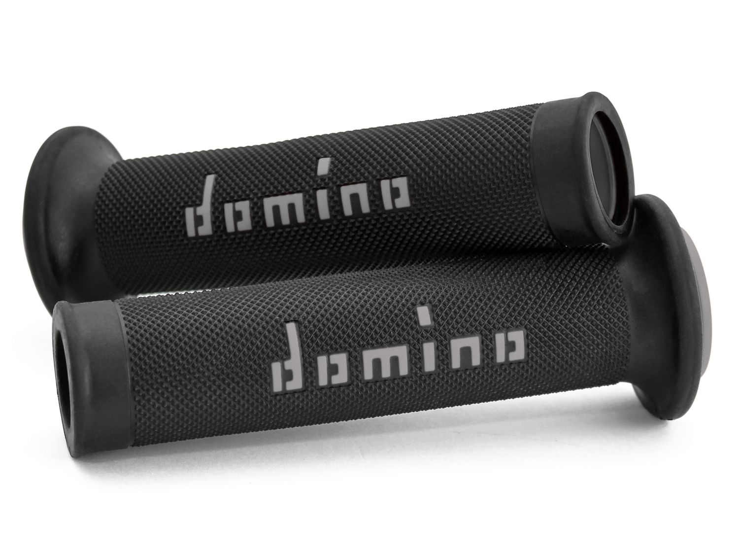 STŪRES ROKTURI DOMINO IELAS MOTOCIKLIEM A010 BLACK/GREY