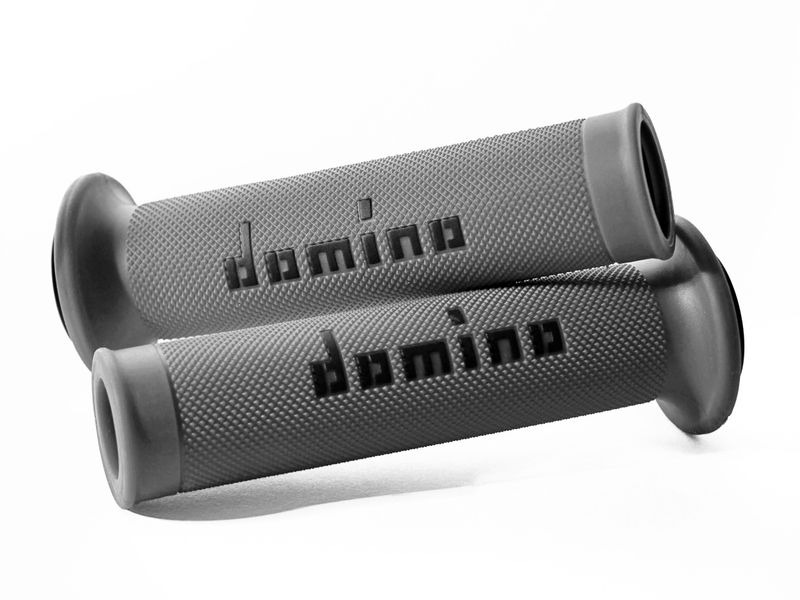 STŪRES ROKTURI DOMINO IELAS MOTOCIKLIEM A010 GREY/BLACK
