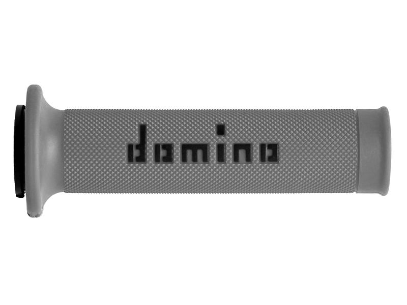 STŪRES ROKTURI DOMINO IELAS MOTOCIKLIEM A010 GREY/BLACK