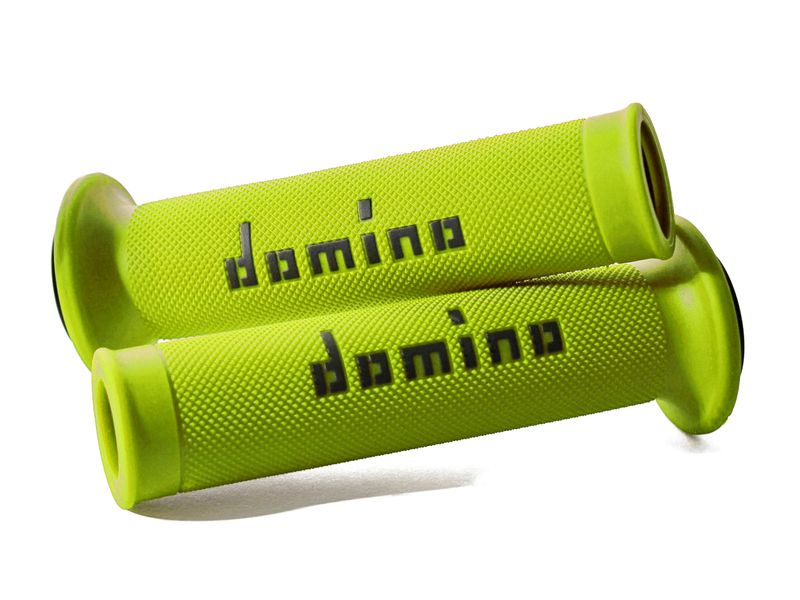 STŪRES ROKTURI DOMINO IELAS MOTOCIKLIEM A010 YELLOW FLUO/BLACK