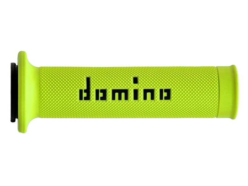 STŪRES ROKTURI DOMINO IELAS MOTOCIKLIEM A010 YELLOW FLUO/BLACK