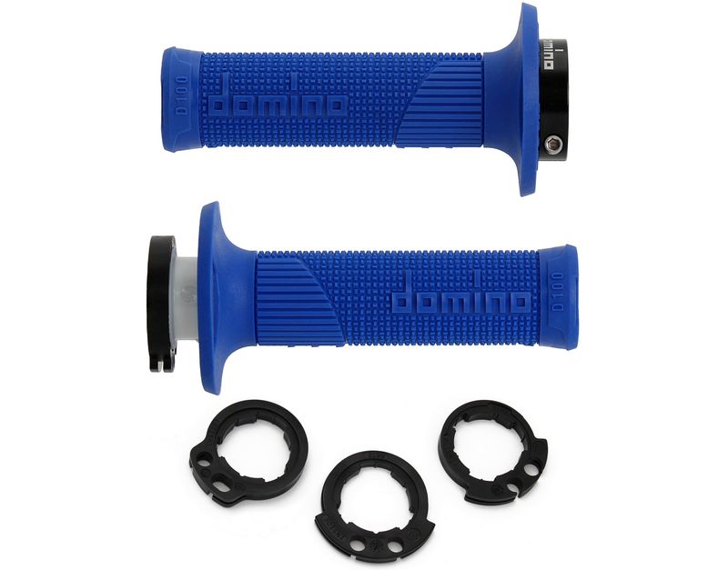 STŪRES ROKTURI DOMINO D-LOCK 4T 2 CABLES BLUE