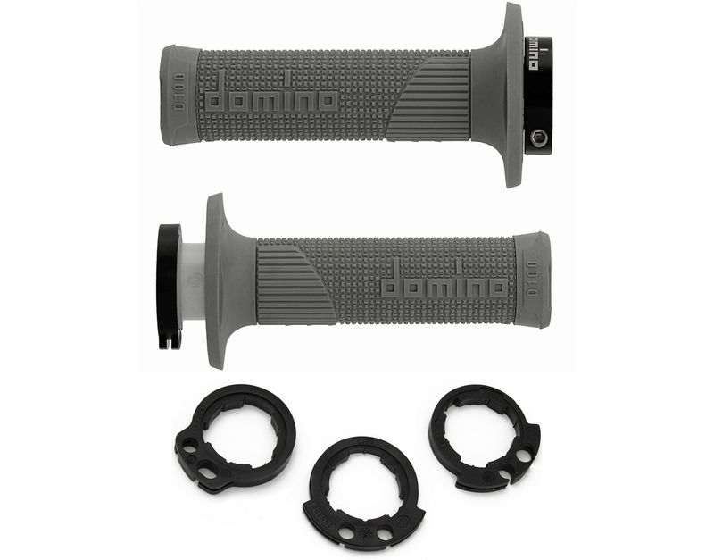 STŪRES ROKTURI DOMINO D-LOCK 4T 2 CABLES GREY