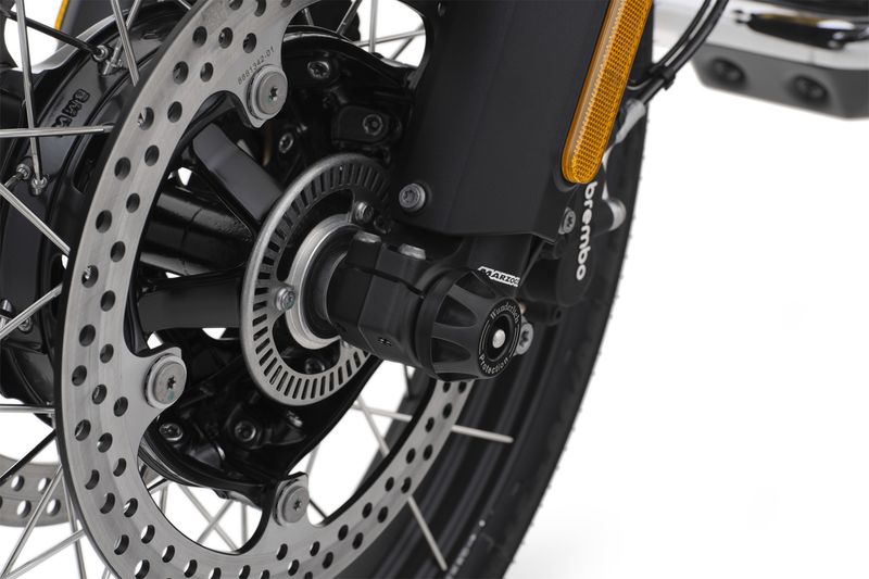Wunderlich Axle protection pads DOUBLESHOCK R 12 - Front - Black