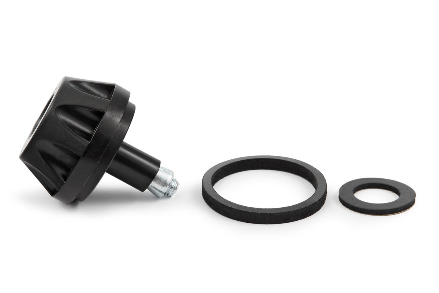 Wunderlich DOUBLESHOCK Cardan Protection Pads - Rear - Black