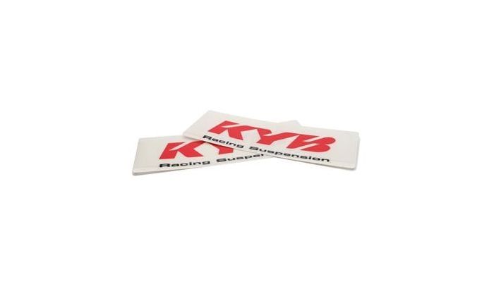 KYB Priekšējo Amortizatoru Uzlīmes KYB RACING SUSPENSION - Red
