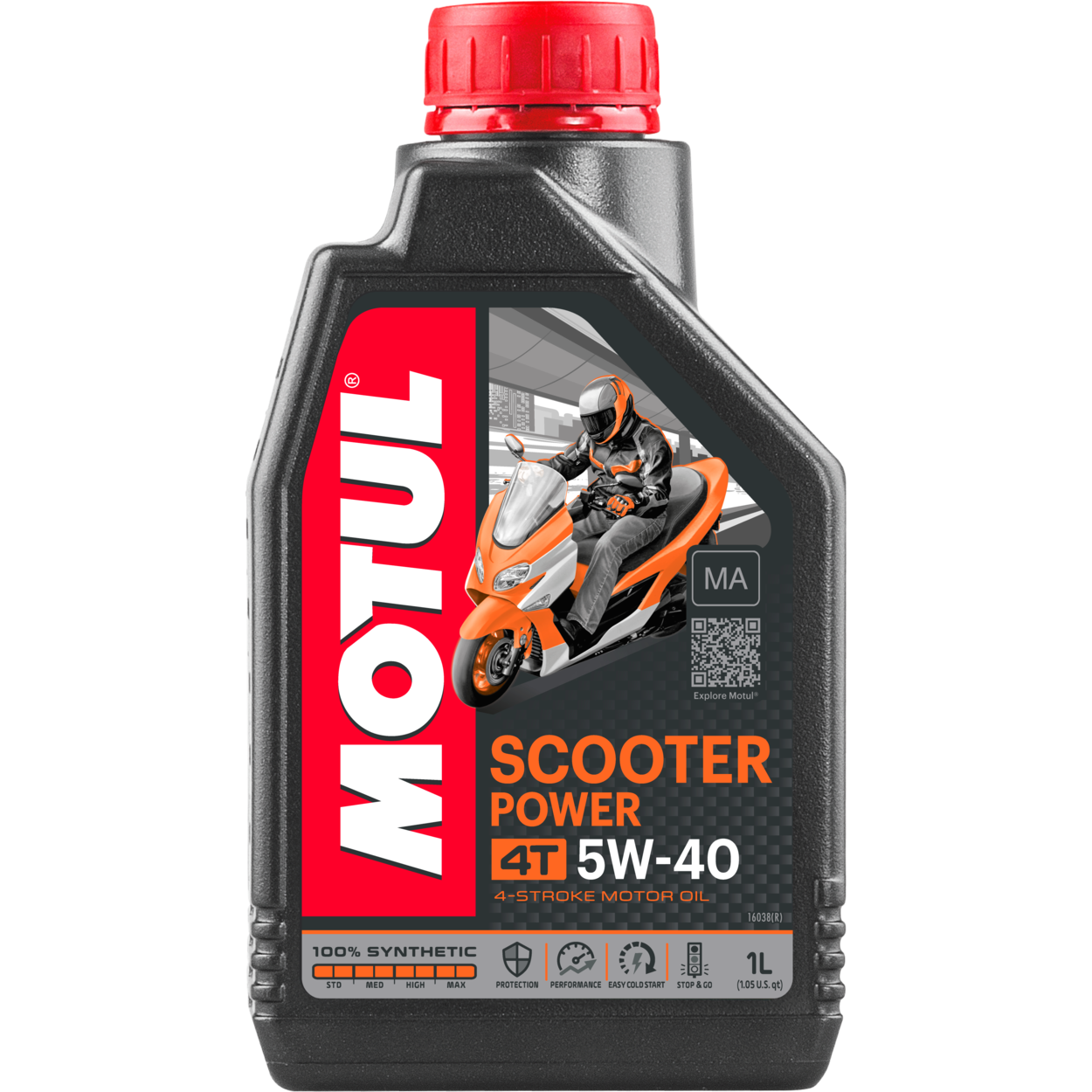 Motul Dzinēja Eļļa SCOOTER POWER 4T MA 5W40 1l