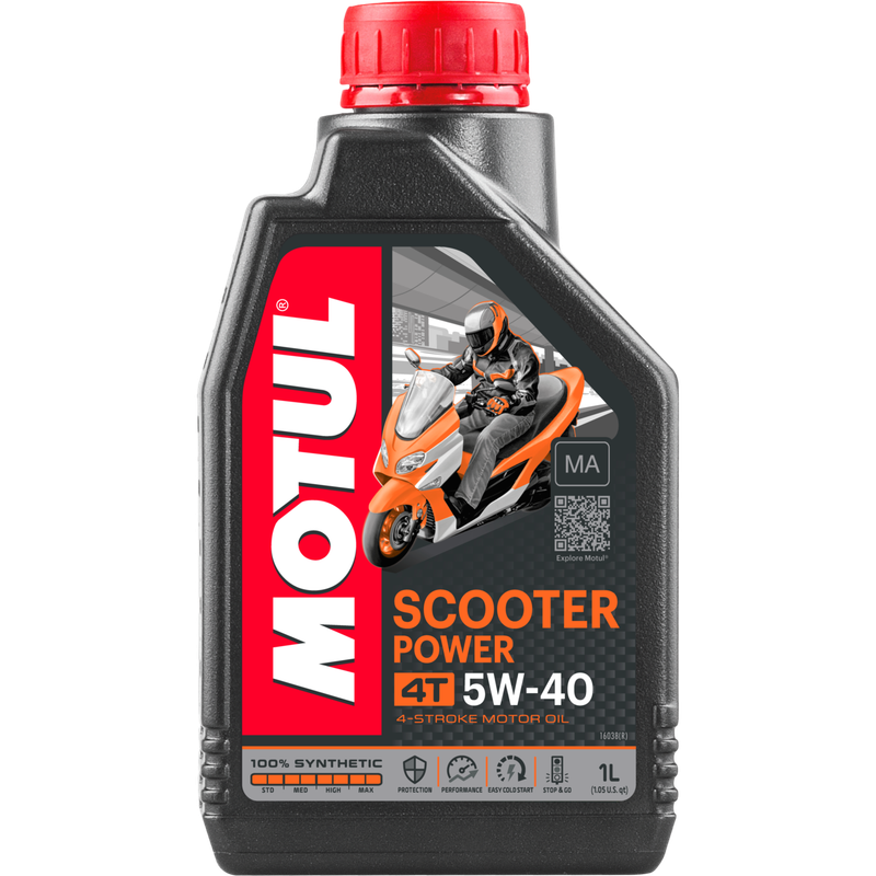 Motul Dzinēja Eļļa SCOOTER POWER 4T MA 5W40 1l