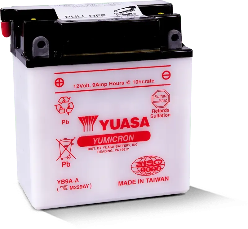 AKUMULATORS YUASA HIGH PERFORMANCE YB9A-A 12V 9.5Ah