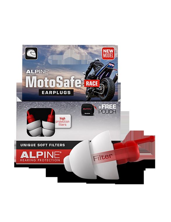 Alpine MotoSafe RACE Motobraucēju Ausu Aizbāžņi