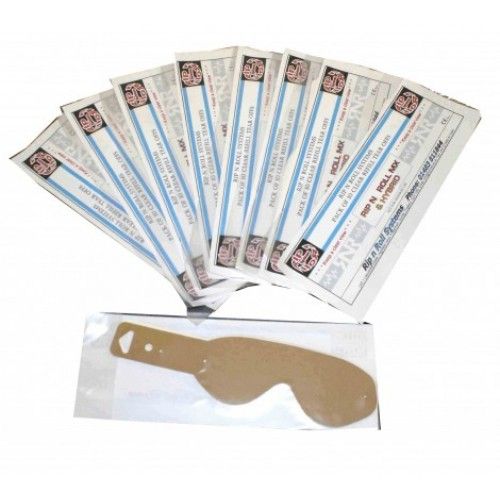 100% Armega Briļļu Noraujamās Plēves RipNRoll Tear-Offs 10-pak