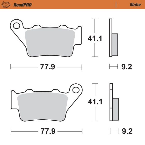 BREMŽU UZLIKAS AIZMUGURE MOTO MASTER APRILIA, BMW, CF MOTO, DUCATI, HUSQVARNA, KTM