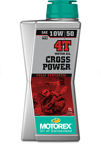 MOTOREX Dzinēja Eļļa CROSS POWER 4T SAE 10W50 MA2 1l