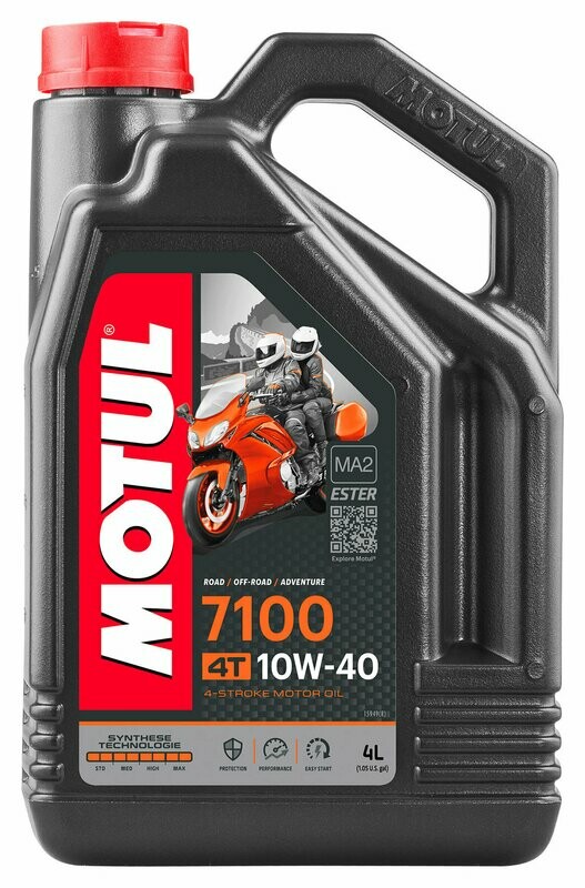Motul Dzinēja Eļļa 7100 4T 10W40 4l