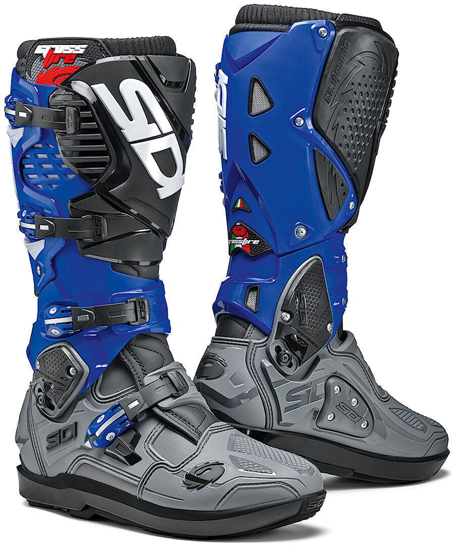 SIDI Zābaki CROSSFIRE 3 SRS GREY/BLUE/BLACK