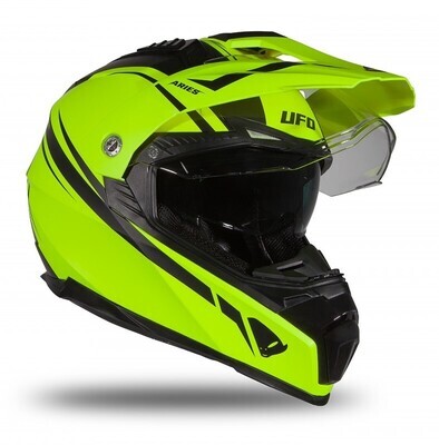 UFO Enduro Ķivere ARIES Black / Yellow Matt