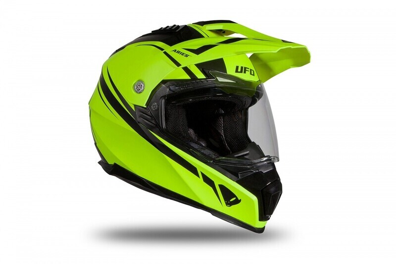 UFO Enduro Ķivere ARIES Black / Yellow Matt