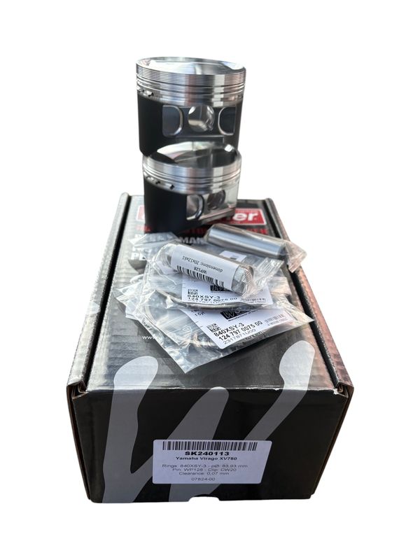 VIRZUĻU KOMPLEKTS WOSSNER YAMAHA XV750 VIRAGO '92-97 (84mm OVERSIZE BORE) ø83.93mm